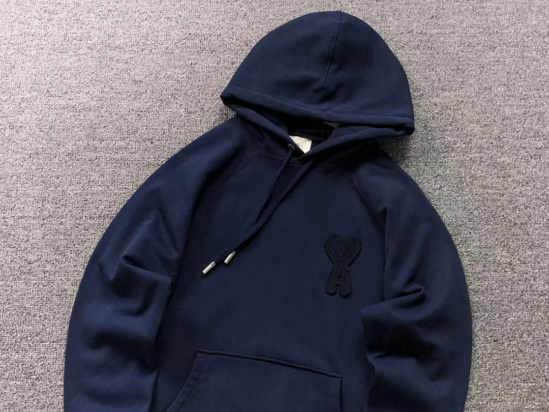 AMI 158 AMI HOODIE 3201123017 (Im 170Cm 60Kg I Wear Size S In The Phot) - Image 16