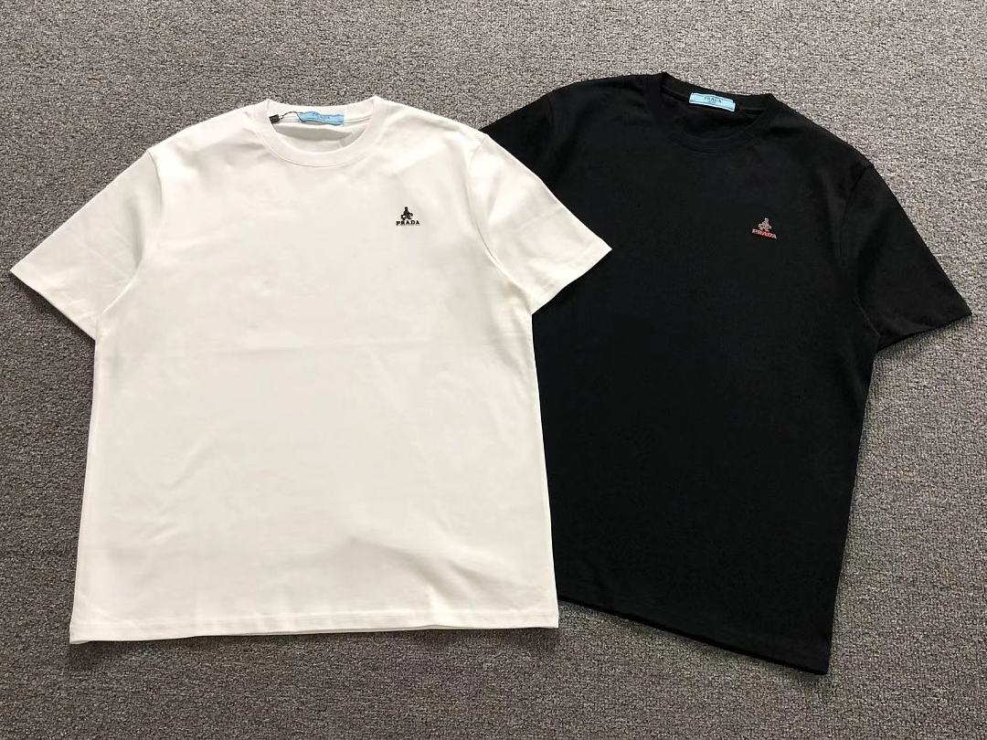 Prada 135 P⭐A⭐A T-SHIRT 2206260304 (Im 170Cm 60Kg I Wear Size 2XL In The Phot) - Image 5