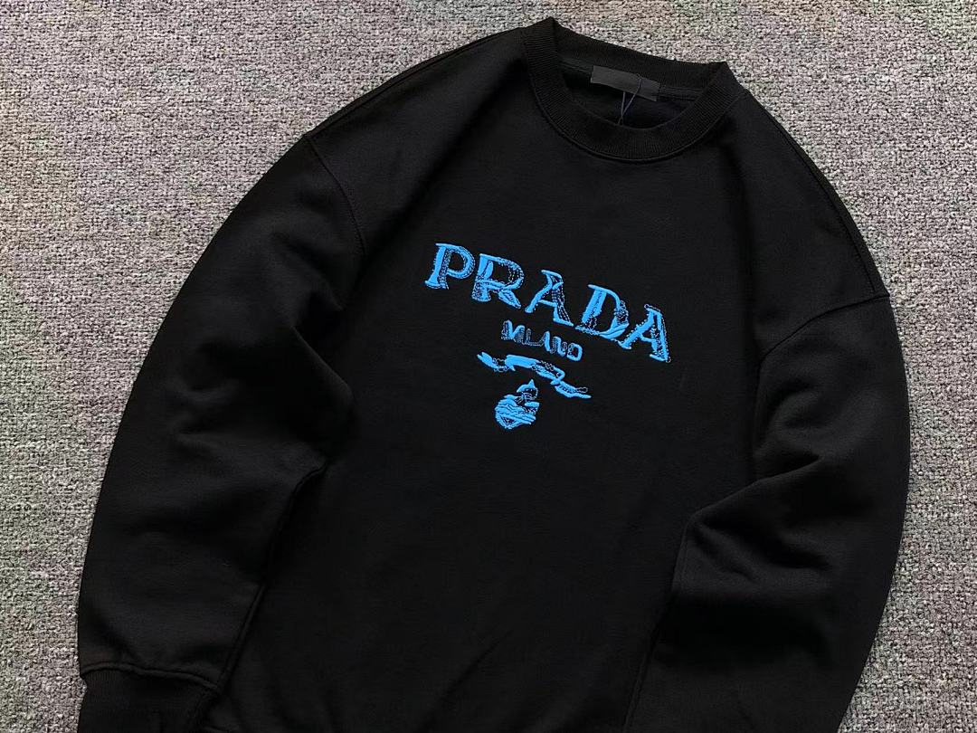 Prada 128 P⭐A⭐A HOODIE 59280881 (Im 170Cm 60Kg I Wear Size S In The Phot) - Image 11