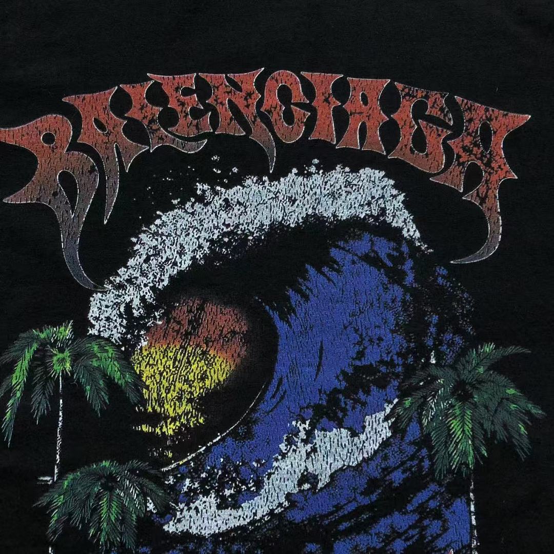 Balenciaga 128 B⭐L⭐⭐⭐IA⭐A T-SHIRT 42060511163 (Im 170Cm 60Kg I Wear Size XS In The Phot) - Image 11