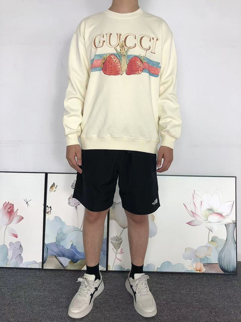 Gucci 115 G⭐C⭐I HOODIE 590115101 (Im 170Cm 60Kg I Wear Size S In The Phot) - Image 3