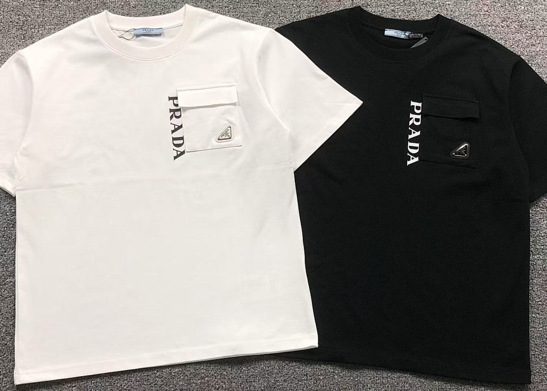 Prada 95 P⭐A⭐A T-SHIRT 3201220103 (Im 170Cm 60Kg I Wear Size M In The Phot) - Image 6