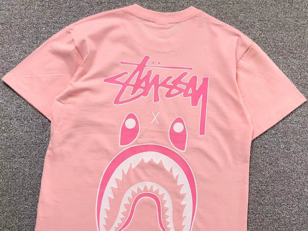 Bape 78 BAPE STUSSY T-SHIRT 1102090342 (Im 170Cm 55Kg I Wear Size S In The Phot) - Image 17