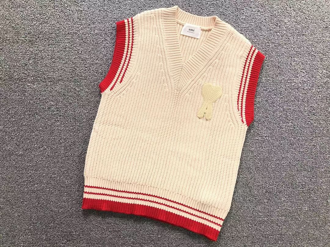 AMI 115 AMI SWEATER VEST 510181488 (Im 170Cm 60Kg I Wear Size S In The Phot) - Image 10