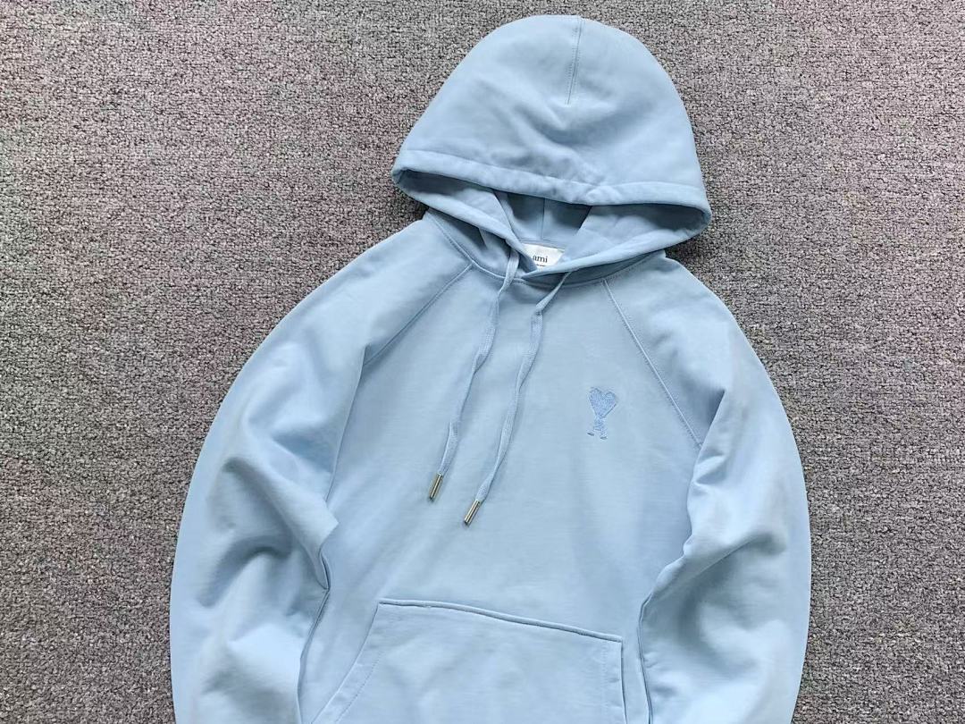 AMI 158 AMI HOODIE 3201081217 (Im 170Cm 60Kg I Wear Size M In The Phot) - Image 15