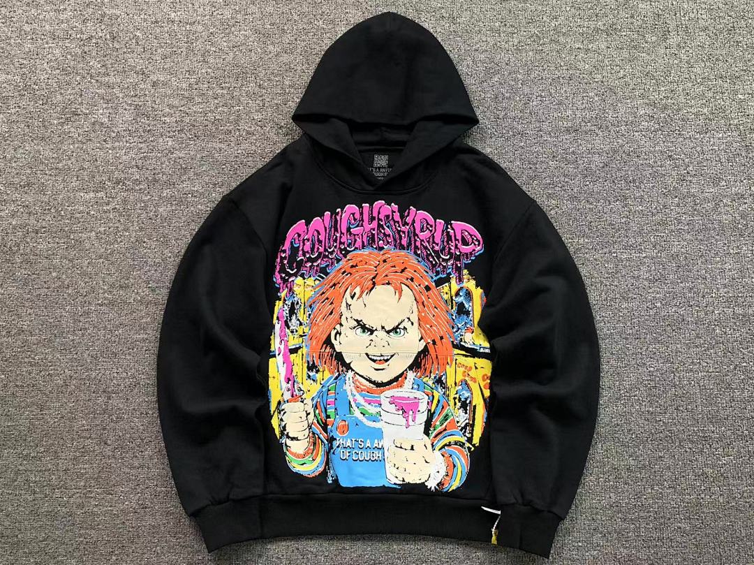 Cough Syrup 218 COU⭐H SY⭐UP HOODIE 3112060372 (Im 170Cm 60Kg I Wear Size M In The Phot) - Image 5