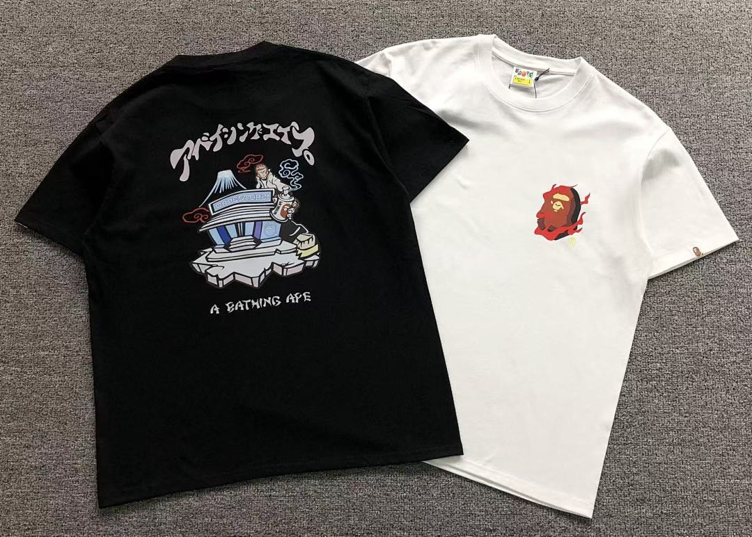 Bape 85 BAPE T-SHIRT 3104180531 (Im 170Cm 60Kg I Wear Size L In The Phot) - Image 5