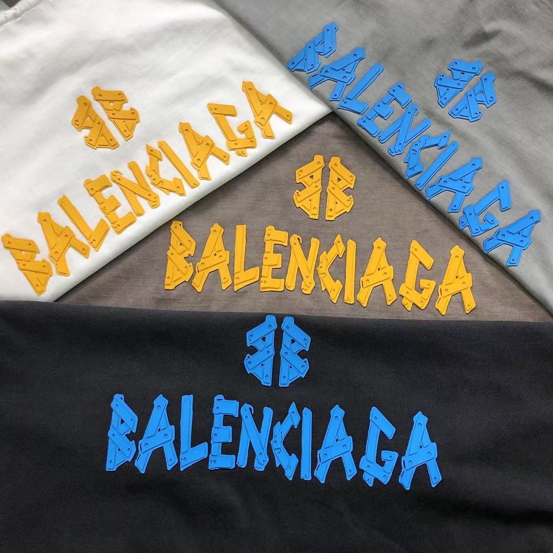 Balenciaga 128 B⭐L⭐⭐⭐IA⭐A T-SHIRT 42042909133 (Im 170Cm 60Kg I Wear Size 2XL In The Phot) - Image 16