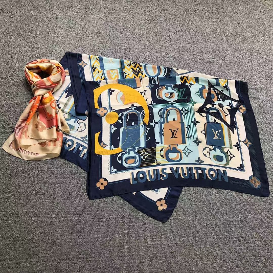 Louis Vuitton 68 L⭐ SCARF 2203171376 (Long 180CM* Wide 90CM*)