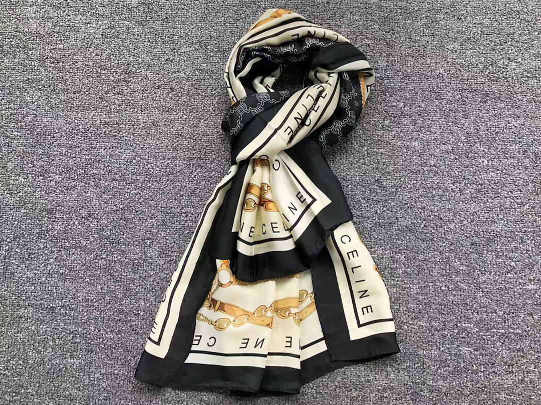 Celine 85 C⭐L⭐⭐E SCARF 31062837102 (Long 180CM* Wide 90CM*) - Image 4