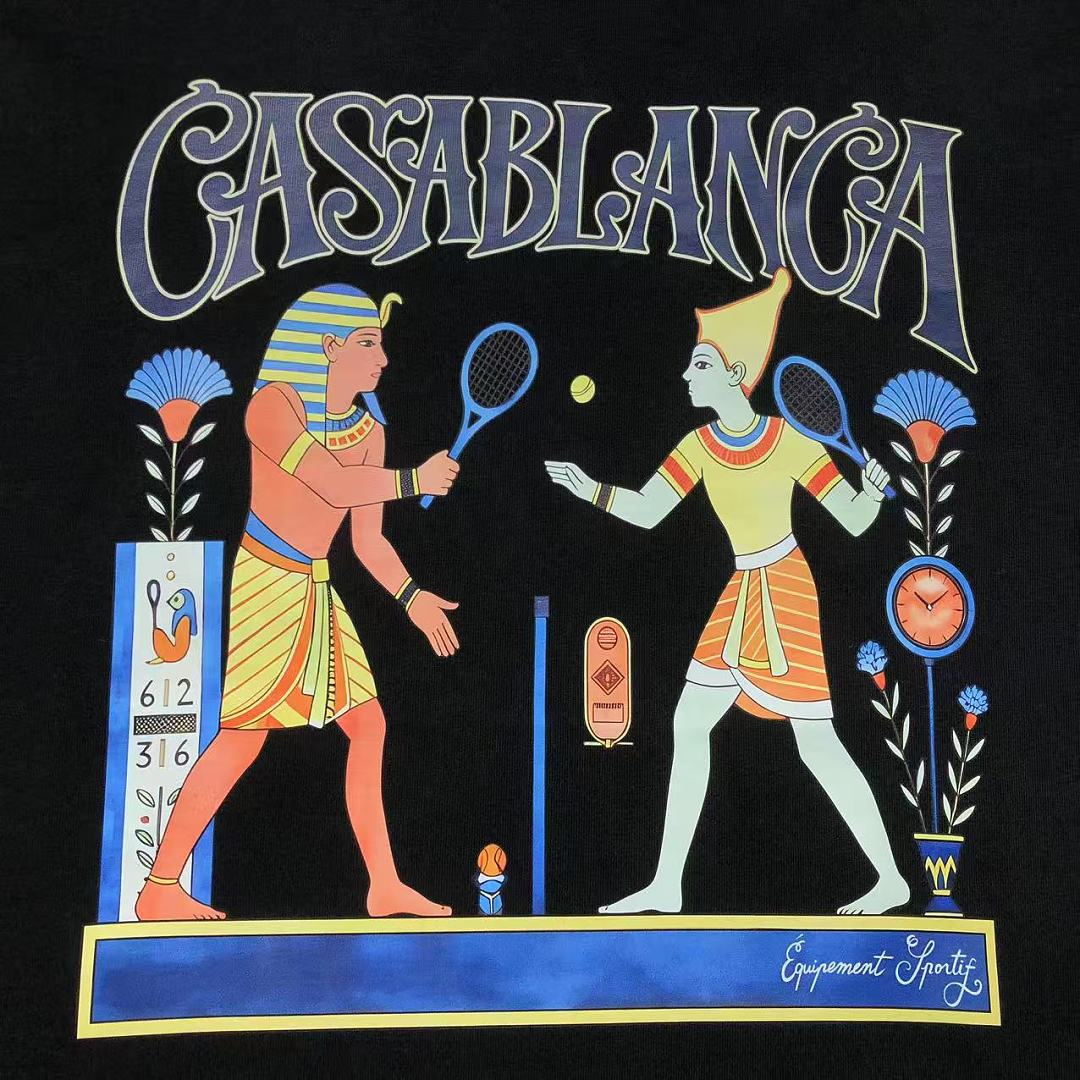 Casablanca 105 CASABLANCA T-SHIRT 52062601127 (Im 170Cm 60Kg I Wear Size L In The Phot) - Image 9