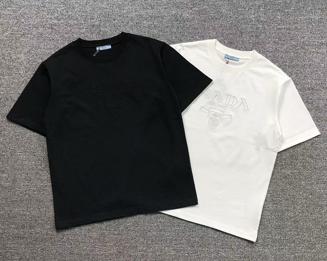 Prada 95 P⭐A⭐A T-SHIRT 3201220403 (Im 170Cm 60Kg I Wear Size M In The Phot) - Image 5