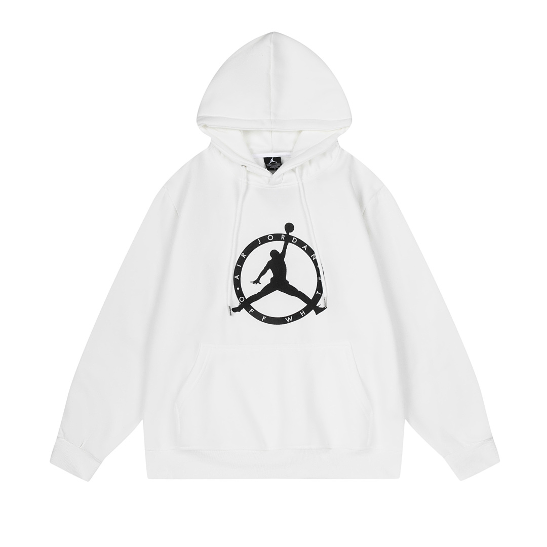 Air Jordan 98 A⭐R J⭐R⭐AN ×OFF-WHITE (WHITE HOODIE) - Image 5