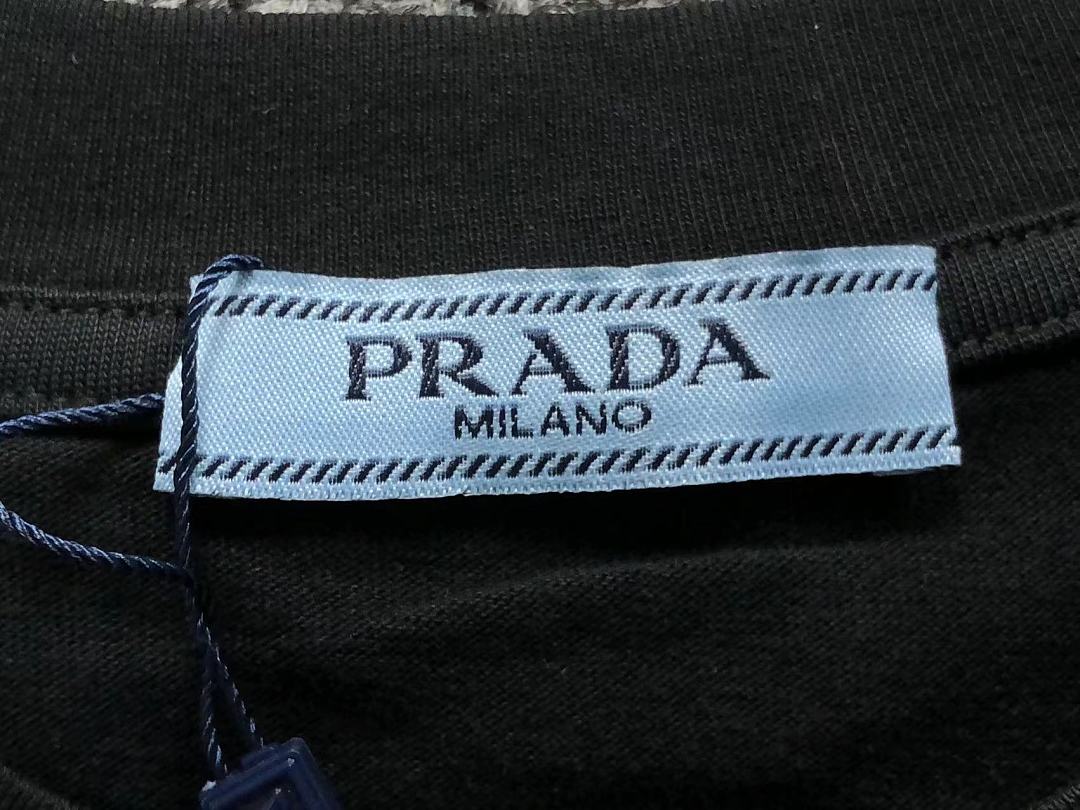 Prada 118 P⭐A⭐A T-SHIRT 3206130221 (Im 170Cm 60Kg I Wear Size L In The Phot) - Image 18