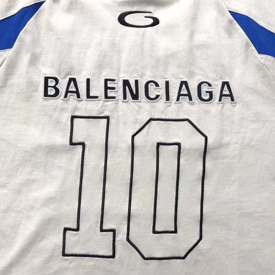 Balenciaga 185 B⭐L⭐⭐⭐IA⭐A NBA BASKETBALL LONG SLEEVED 42082105163 (Im 170Cm 60Kg I Wear Size S In The Phot) - Image 13