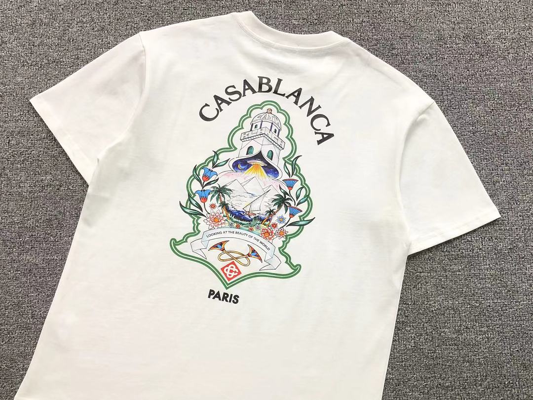 Casablanca 95 CASABLANCA T-SHIRT 126131132 (Im 170Cm 60Kg I Wear Size M In The Phot) - Image 9