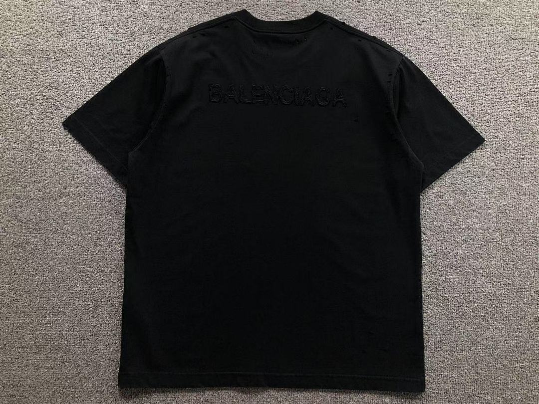 Balenciaga 98 B⭐L⭐⭐⭐IA⭐A T-SHIRT 5233020127 (Im 170Cm 60Kg I Wear Size XL In The Phot) - Image 9