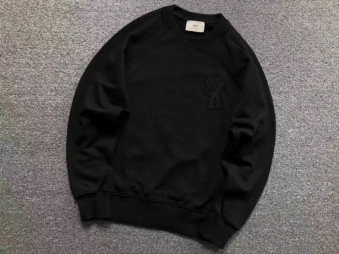 AMI 125 AMI HOODIE 3201081017 (Im 170Cm 60Kg I Wear Size S In The Phot) - Image 17