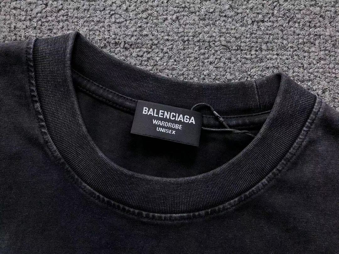 Balenciaga 168 B⭐L⭐⭐⭐IA⭐A T-SHIRT 2203182205 (Im 170Cm 60Kg I Wear Size M In The Phot) - Image 12