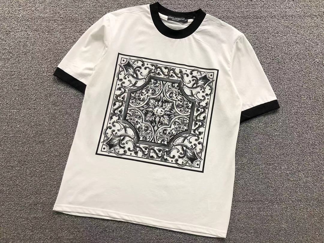 Dolce & Gabbana 185 D⭐LC⭐ GA⭐⭐A⭐A T-SHIRT 22041531125 (Im 170Cm 65Kg I Wear Size 48 In The Phot) - Image 8