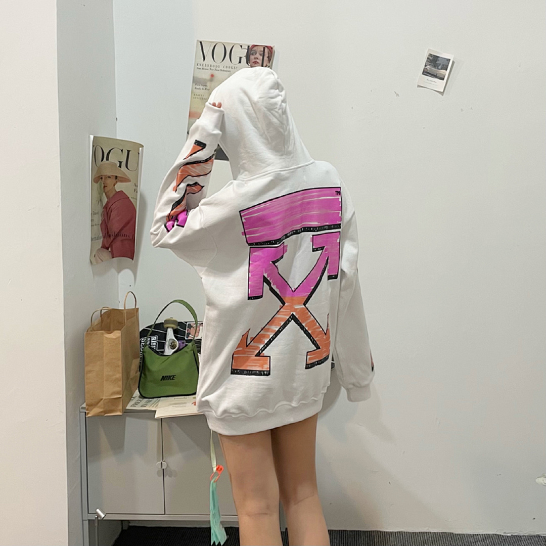 Off-White 116 OFF-WHITE (WHITE HOODIE) - Image 53