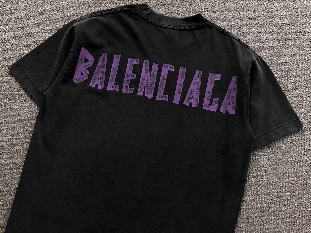 Balenciaga 128 B⭐L⭐⭐⭐IA⭐A T-SHIRT 3205070521 (Im 170Cm 60Kg I Wear Size L In The Phot) - Image 9