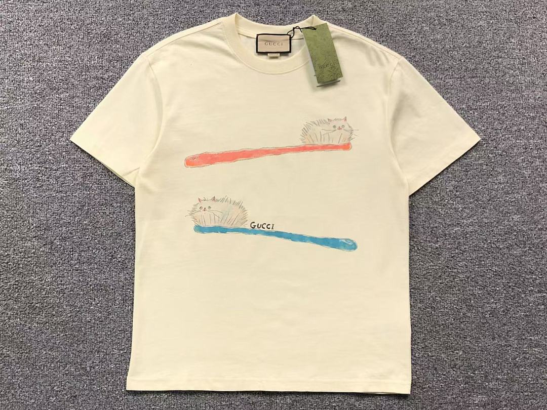 Gucci 85 G⭐C⭐I T-SHIRT 5042621101 (Im 170Cm 60Kg I Wear Size S In The Phot) - Image 5