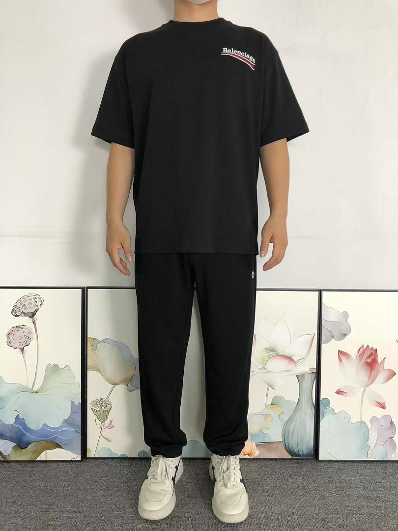 Balenciaga 118 B⭐L⭐⭐⭐IA⭐A T-SHIRT 22052124171 (Im 170Cm 60Kg I Wear Size XL In The Phot) - Image 3