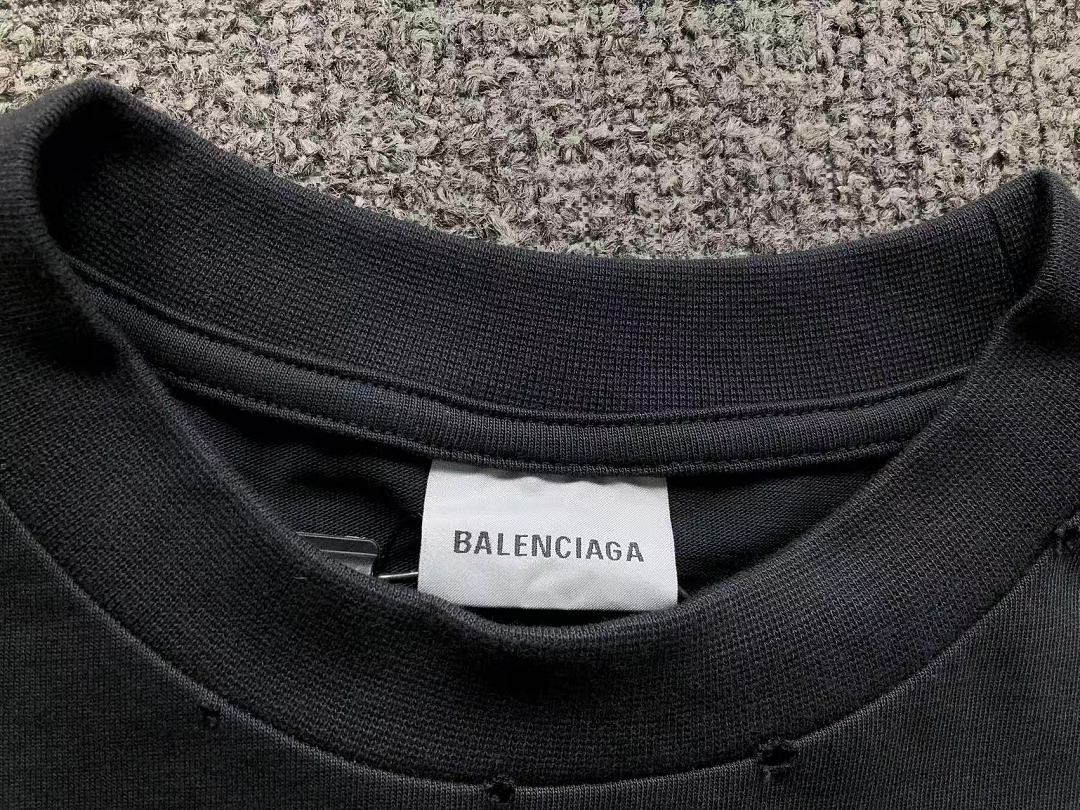 Balenciaga 139 B⭐L⭐⭐⭐IA⭐A T-SHIRT 42062006163 (Im 170Cm 60Kg I Wear Size XS In The Phot) - Image 12