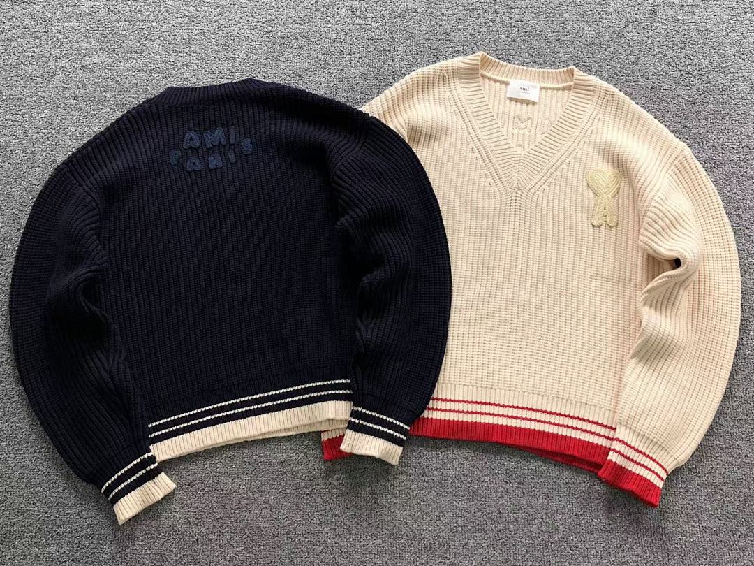 AMI 118 AMI SWEATER 510181388 (Im 170Cm 60Kg I Wear Size S In The Phot) - Image 5