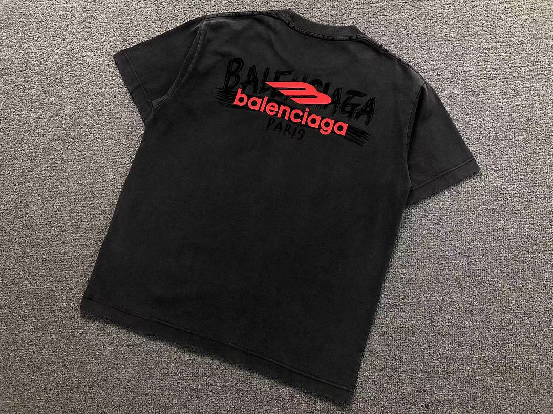 Balenciaga 128 B⭐L⭐⭐⭐IA⭐A T-SHIRT 3205070621 (Im 170Cm 60Kg I Wear Size L In The Phot) - Image 8