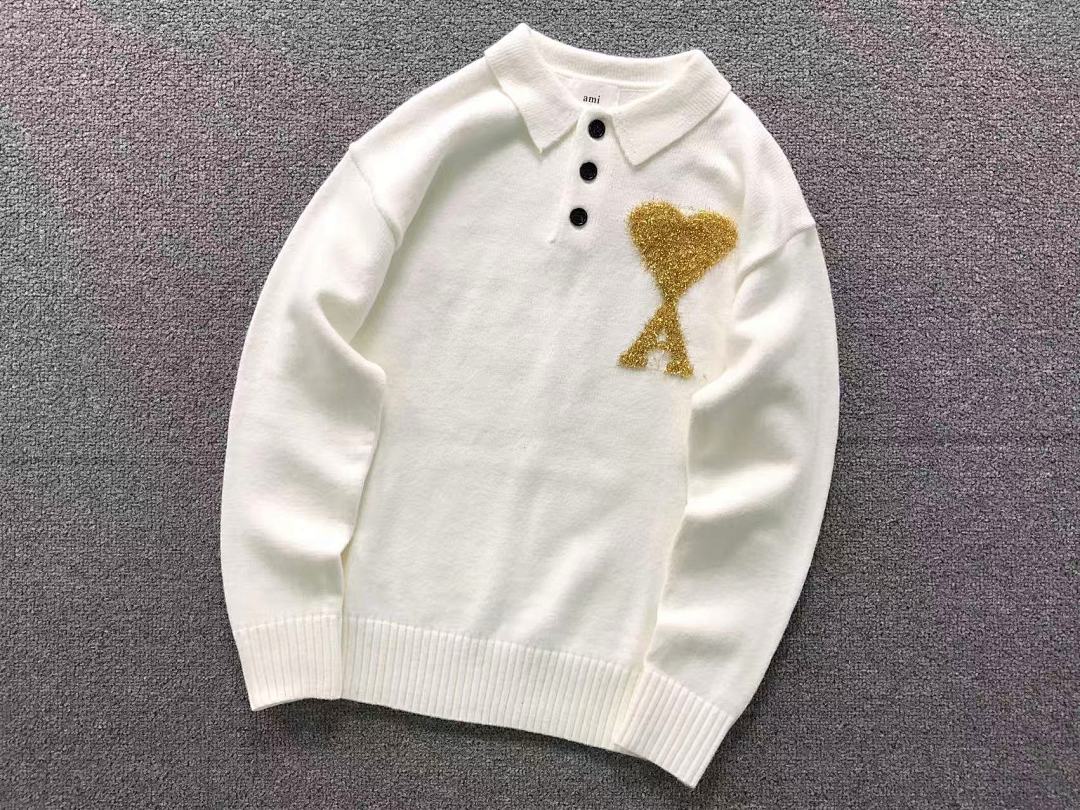 AMI 168 AMI SWEATER 21101104125 (Im 170Cm 60Kg I Wear Size M In The Phot) - Image 13