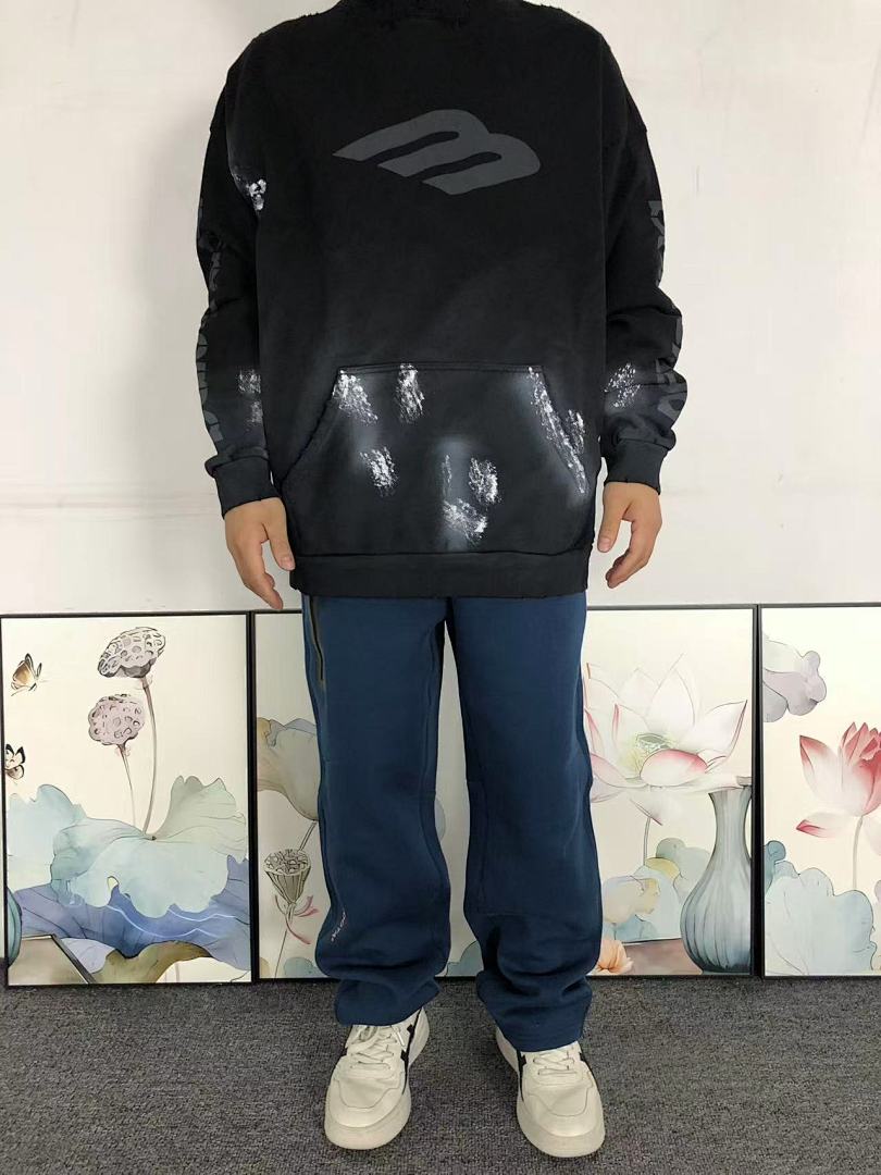 Balenciaga 265 B⭐L⭐⭐⭐IA⭐A HOODIE 4122722163 (Im 170Cm 60Kg I Wear Size XS In The Phot) - Image 3