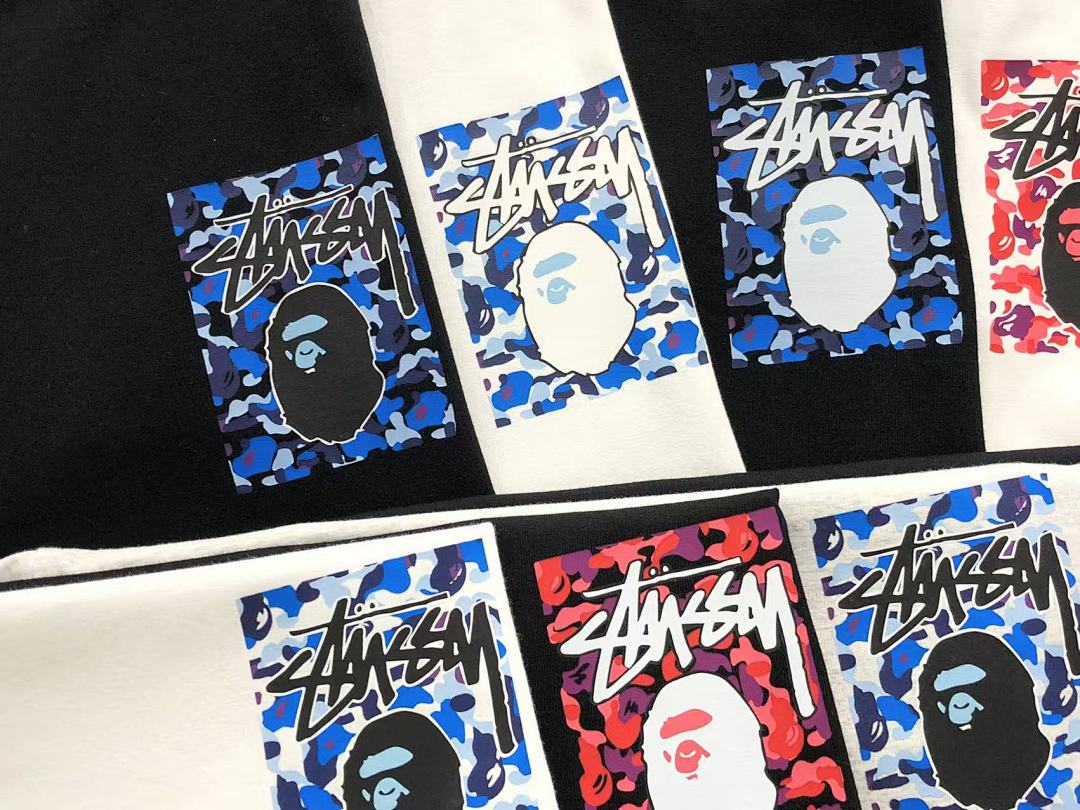 Bape 79 BAPE STUSSY T-SHIRT 411183542 (Im 170Cm 57Kg I Wear Size S In The Phot) - Image 40