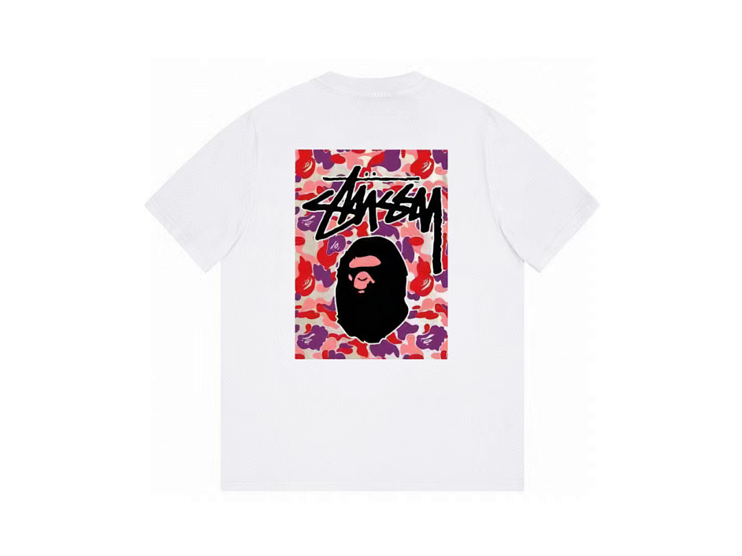 Bape 85 STUSSY BAPE T-SHIRT - Image 5