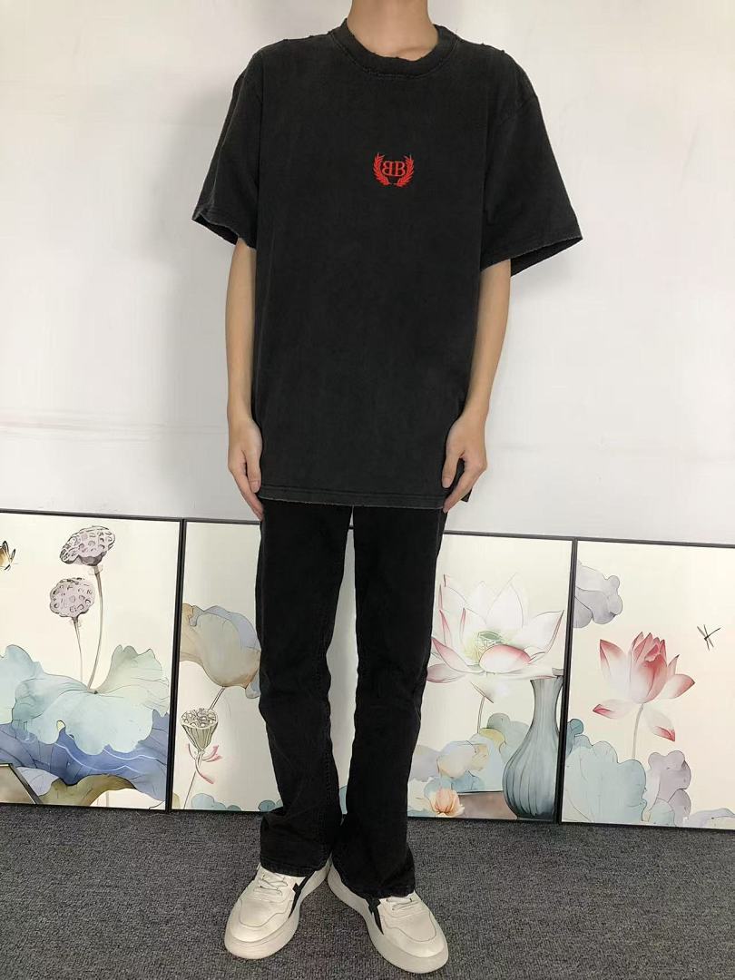Balenciaga 108 B⭐L⭐⭐⭐IA⭐A T-SHIRT 52022806136 (Im 172Cm 55Kg I Wear Size S In The Phot) - Image 3