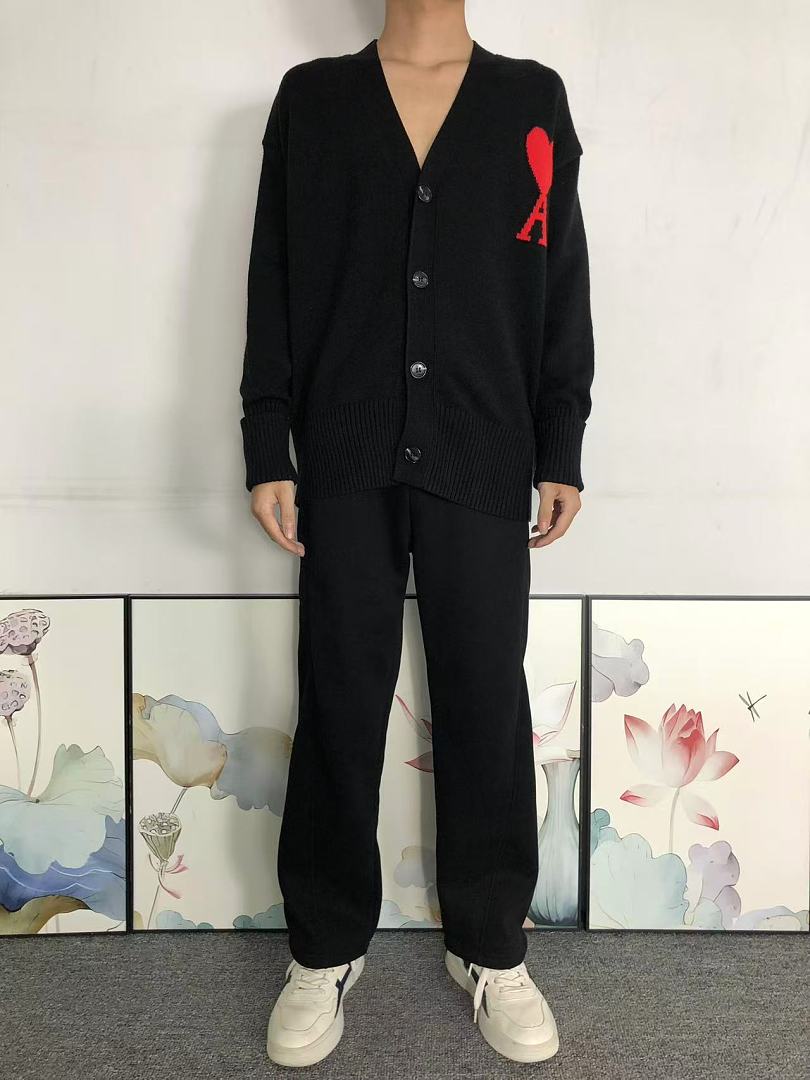AMI 129 AMI SWEATER 1282301183 (Im 170Cm 60Kg I Wear Size S In The Phot) - Image 4