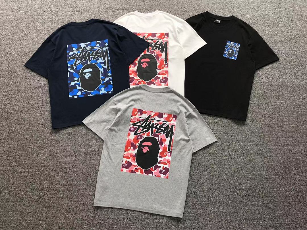 Bape 85 BAPE STUSSY T-SHIRT 3111050421 (Im 170Cm 60Kg I Wear Size M In The Phot) - Image 5