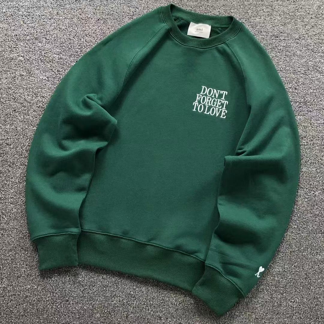 AMI 129 AMI HOODIE 3209040921 (Im 170Cm 60Kg I Wear Size M In The Phot)