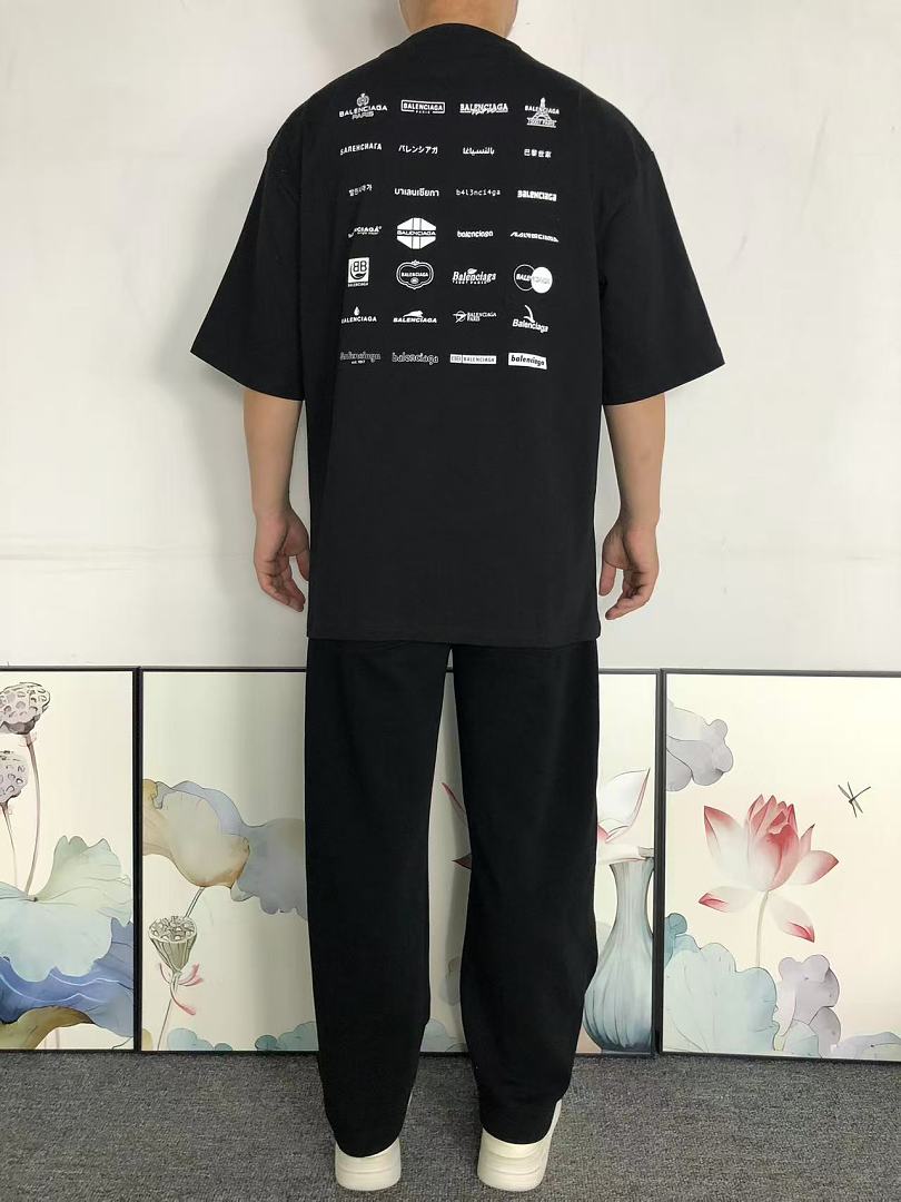 Balenciaga 125 B⭐L⭐⭐⭐IA⭐A T-SHIRT 42042406163 (Im 170Cm 60Kg I Wear Size XS In The Phot) - Image 4