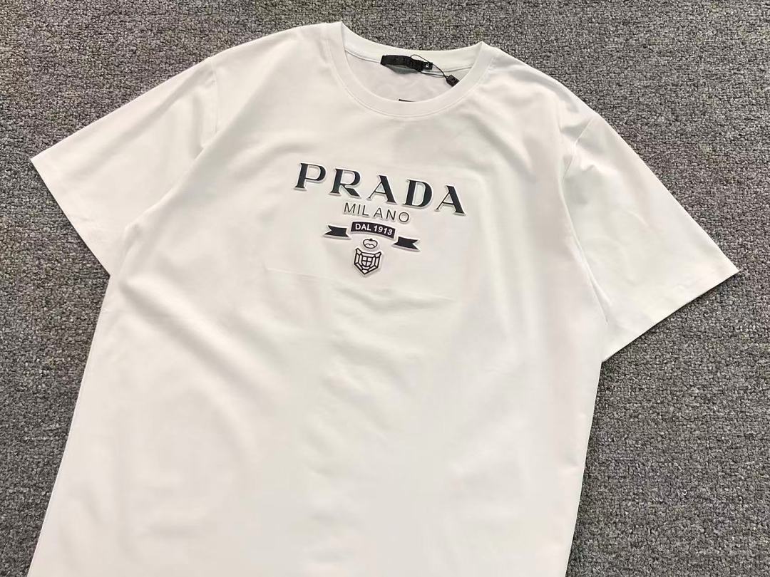 Prada 125 P⭐A⭐A T-SHIRT 22042016171 (Im 170Cm 60Kg I Wear Size XL In The Phot) - Image 8