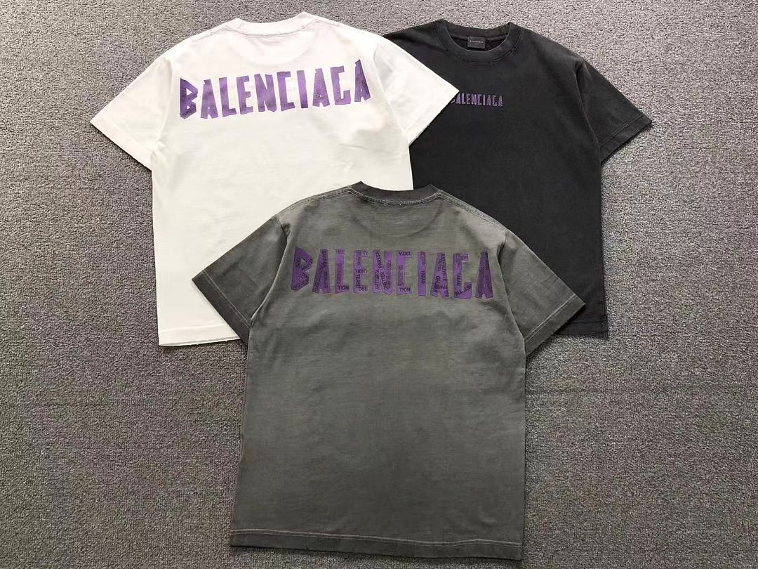 Balenciaga 135 B⭐L⭐⭐⭐IA⭐A T-SHIRT 5260608147 (Im 170Cm 60Kg I Wear Size L In The Phot) - Image 5