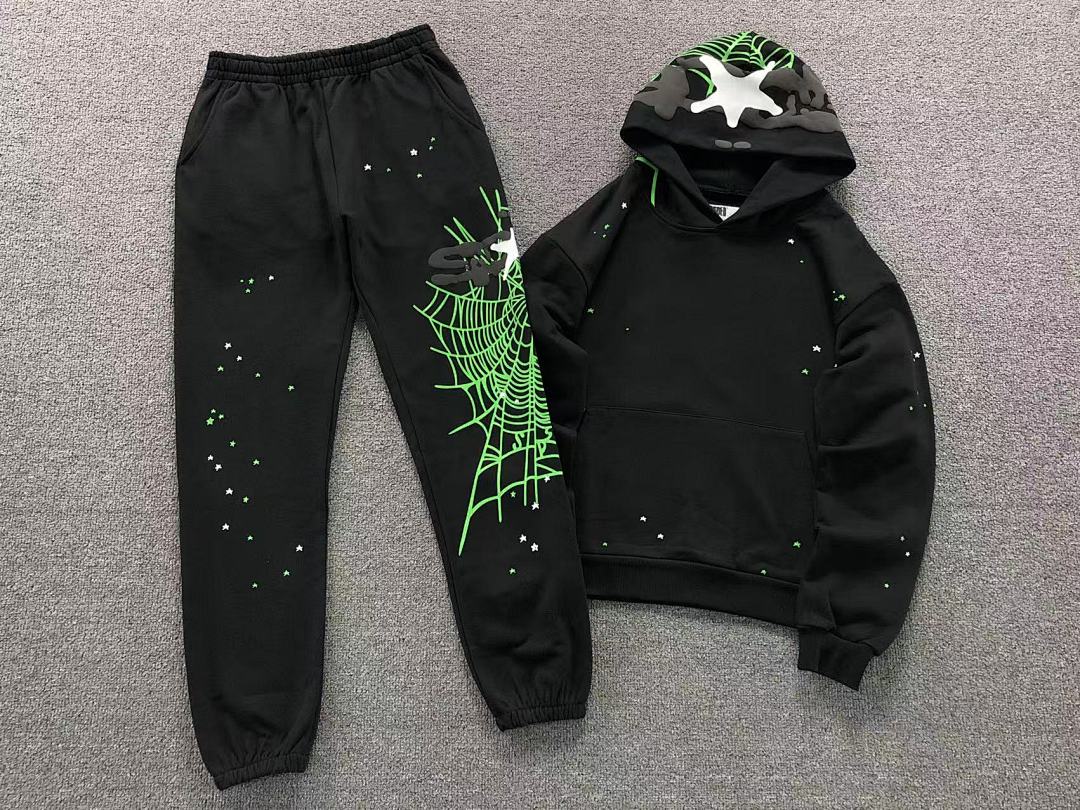 Sp5der TROUSERS 125 SP5DER HOODIE