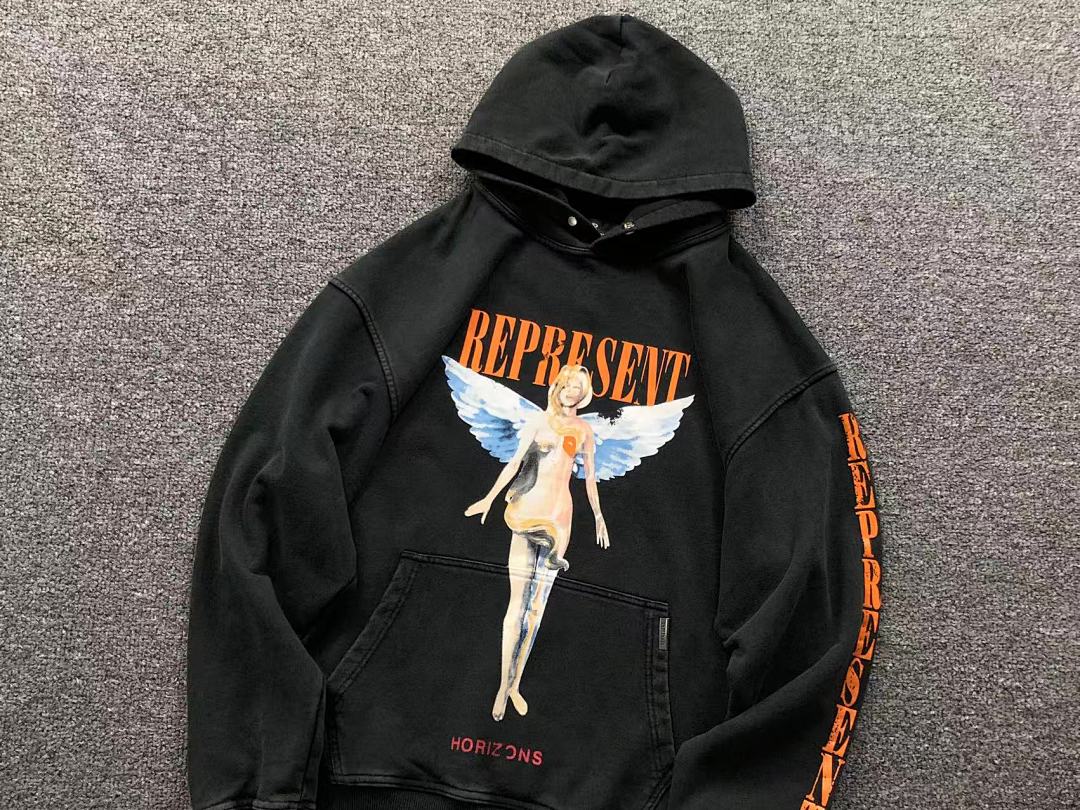 Represent 135 REPRESENT HOODIE 510032991 (Im 170Cm 60Kg I Wear Size S In The Phot) - Image 8