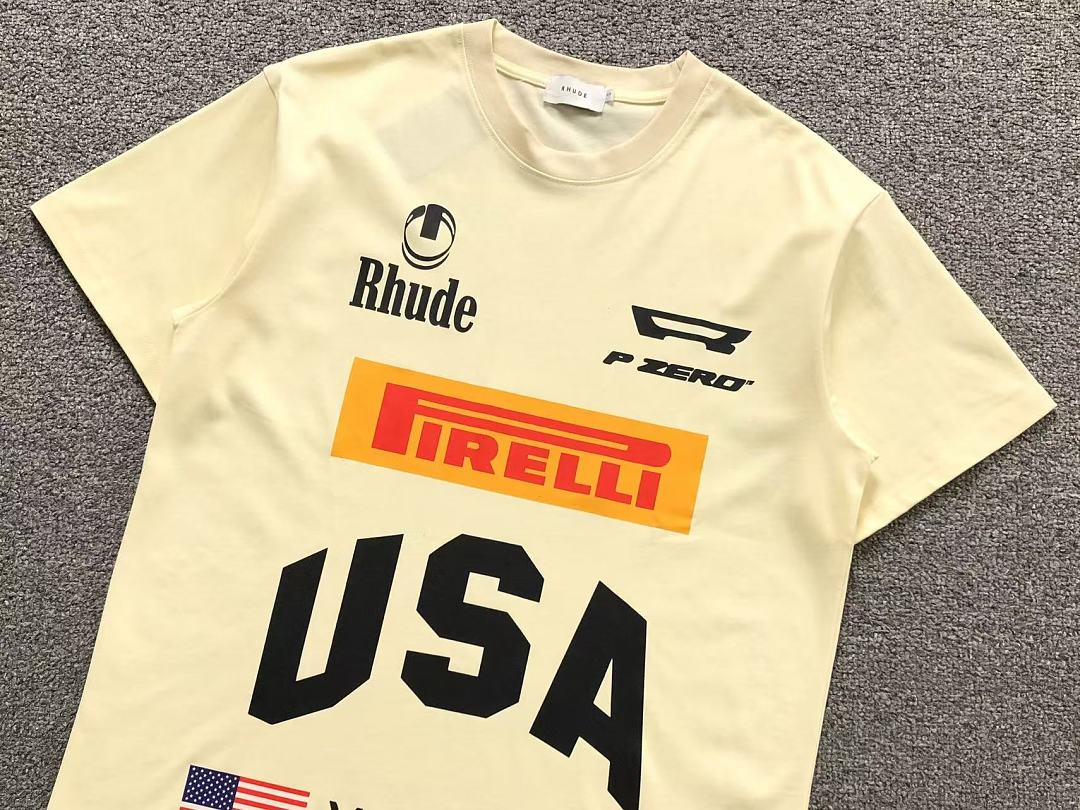 Rhude 95 RHUDE T-SHIRT 3204230221 (Im 170Cm 60Kg I Wear Size S In The Phot) - Image 14