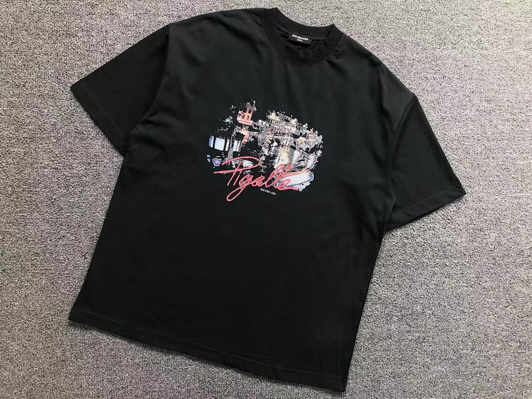 Balenciaga 115 B⭐L⭐⭐⭐IA⭐A T-SHIRT - Image 4
