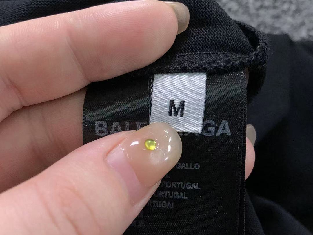 Balenciaga 118 B⭐L⭐⭐⭐IA⭐A T-SHIRT 3112311421 (Im 170Cm 60Kg I Wear Size M In The Phot) - Image 22