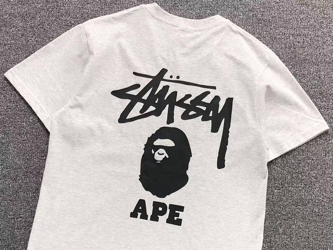 Bape 79 BAPE STUSSY T-SHIRT 411182242 (Im 170Cm 57Kg I Wear Size S In The Phot) - Image 29