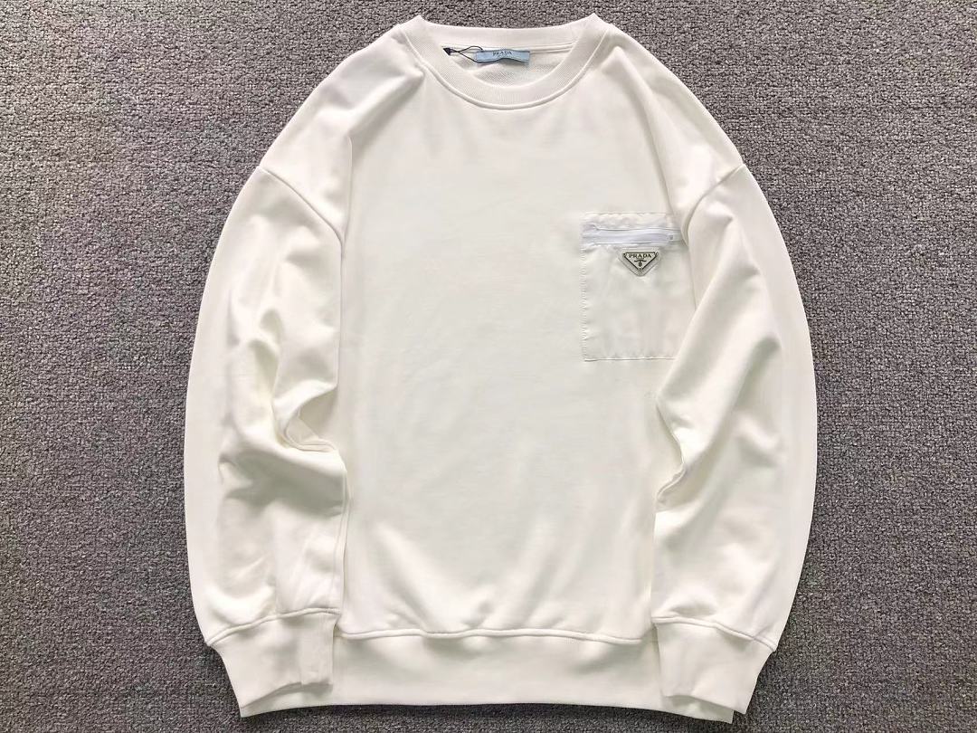 Prada 195 P⭐A⭐A HOODIE 4208281001 (Im 170Cm 60Kg I Wear Size M In The Phot) - Image 7