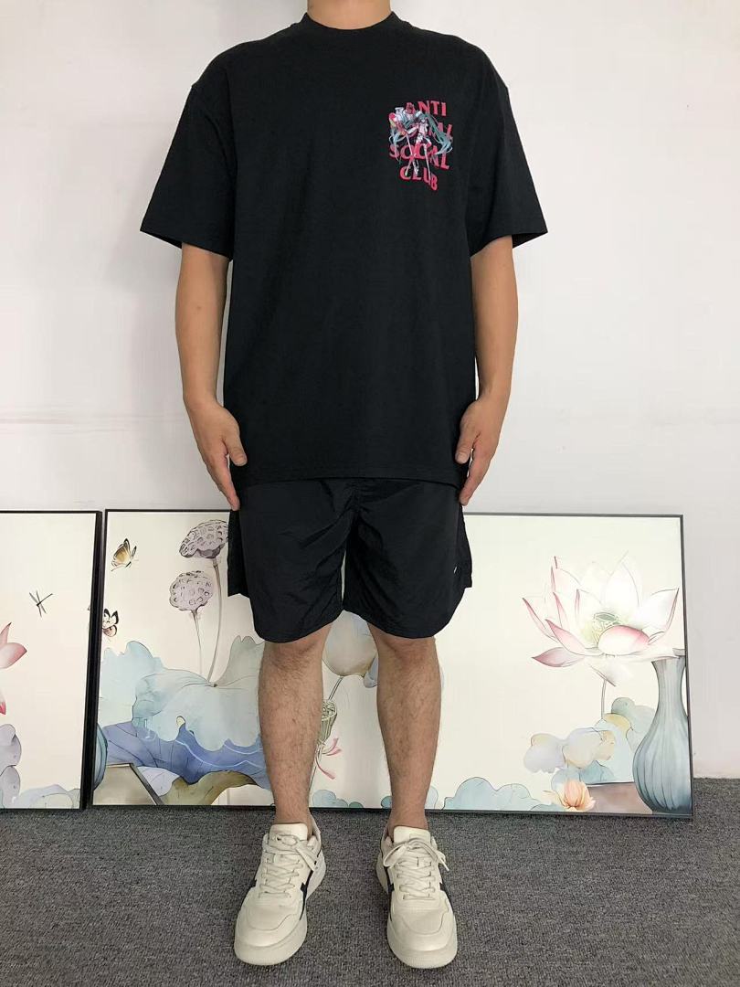 Christian Louboutin 85 ANTI SOCIAL CLUB T-SHIRT 3107311702 (Im 170Cm 60Kg I Wear Size L In The Phot) - Image 3